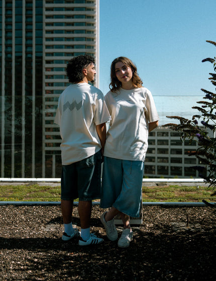 SHARE THE VIBE T-shirt off white