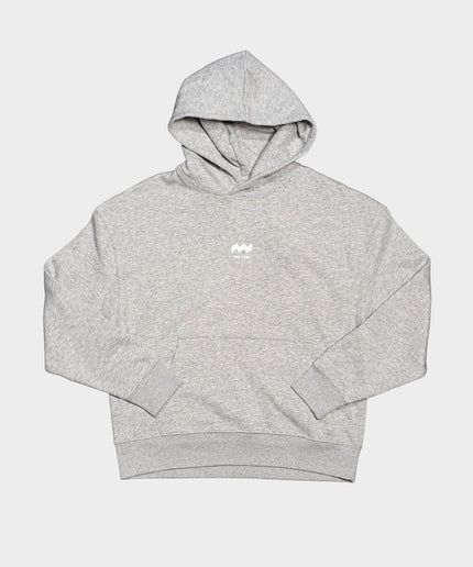 Boxy fit hoodie grijs
