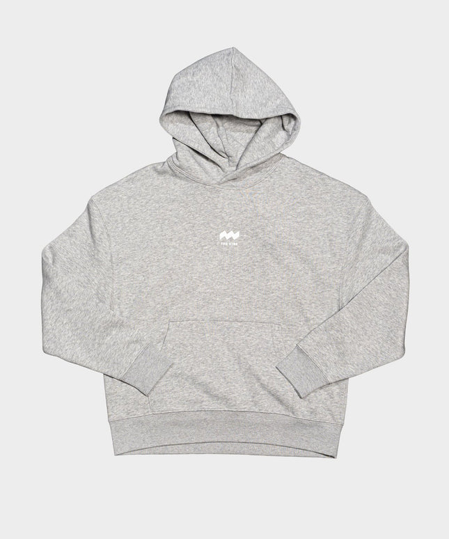 Boxy fit hoodie grijs