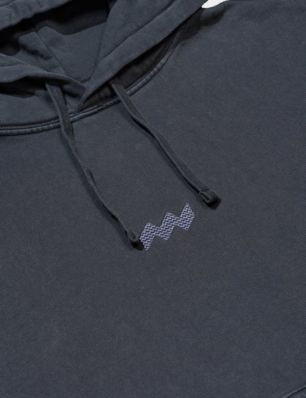 Oversized hoodie dyed black
