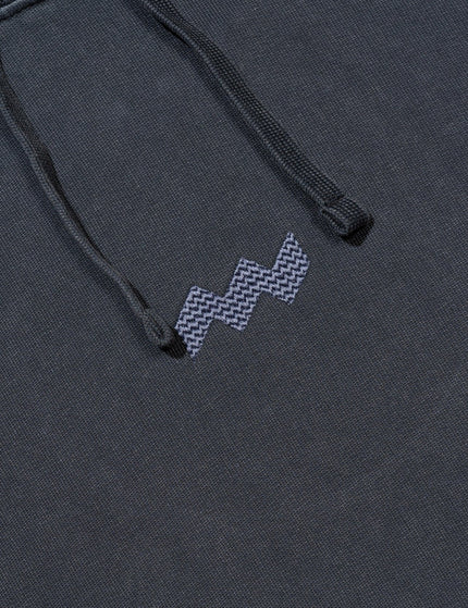 Oversized hoodie dyed black