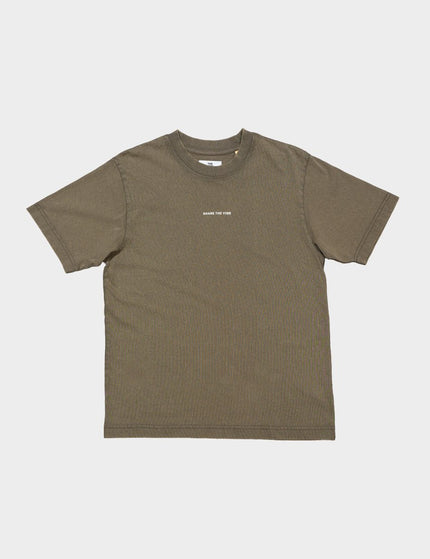 SHARE THE VIBE T-shirt khaki