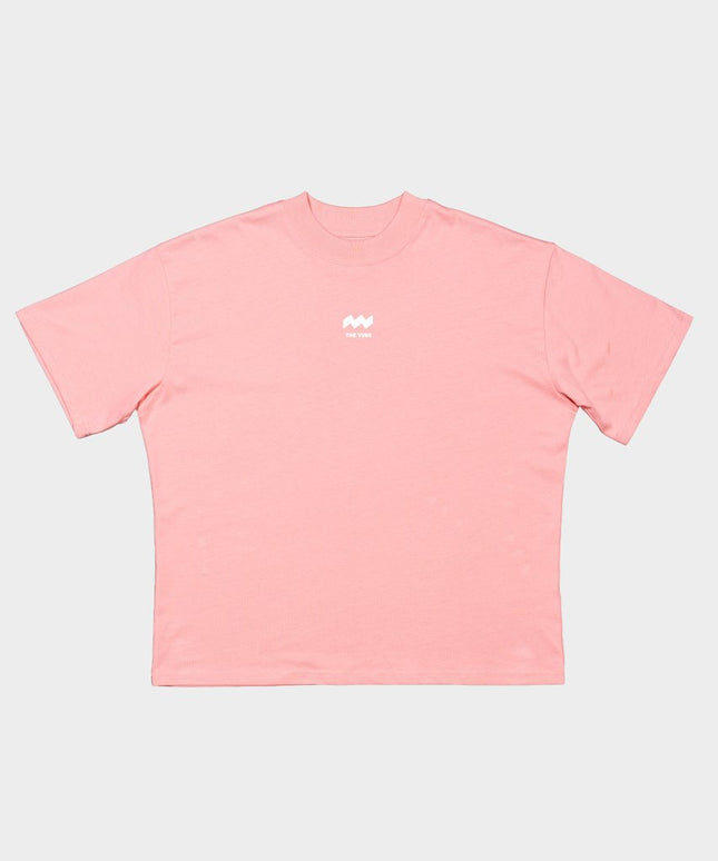 Oversized THE VIBE T-shirt pink