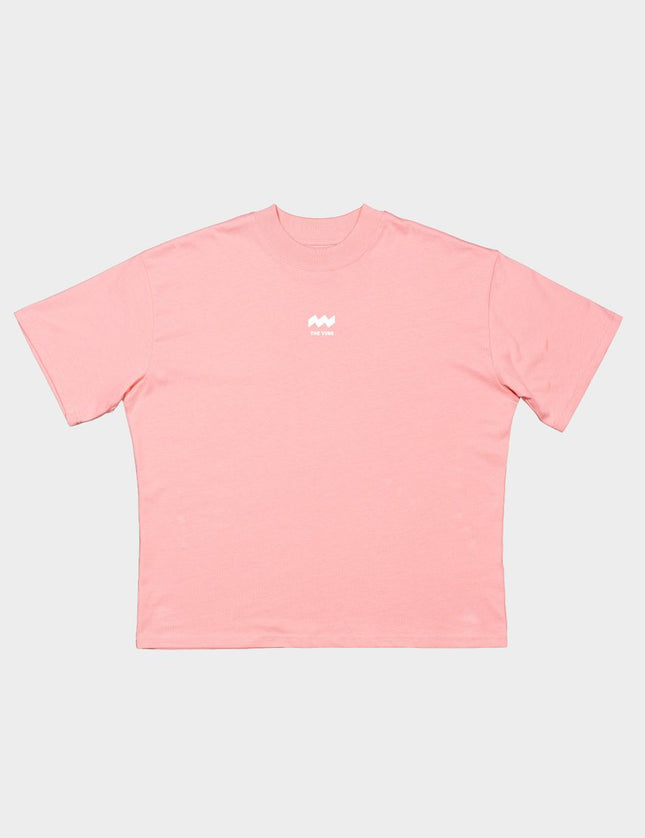 Oversized THE VIBE T-shirt pink