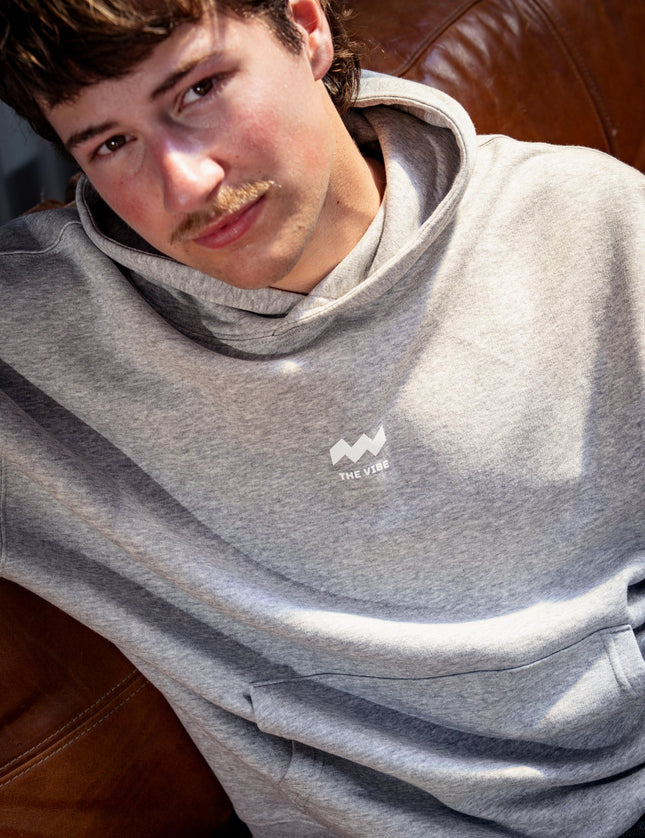 Boxy fit grey hoodie