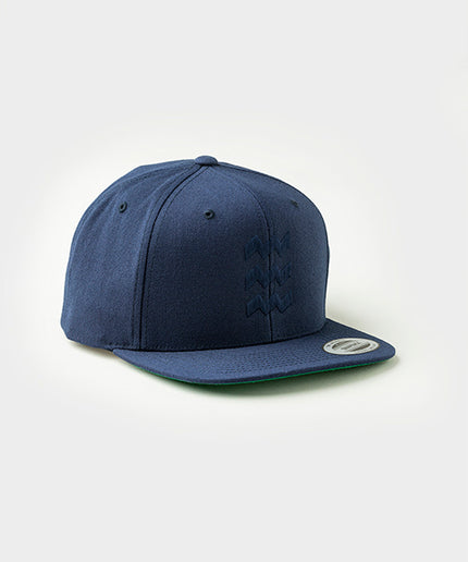 Vibes snapback in donkerblauw
