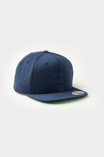 Vibes snapback cap in zwart