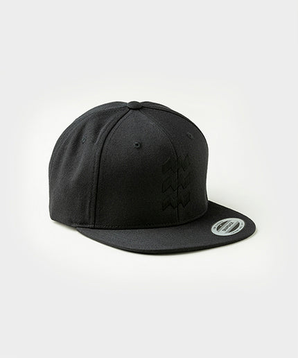 Vibes snapback cap in zwart