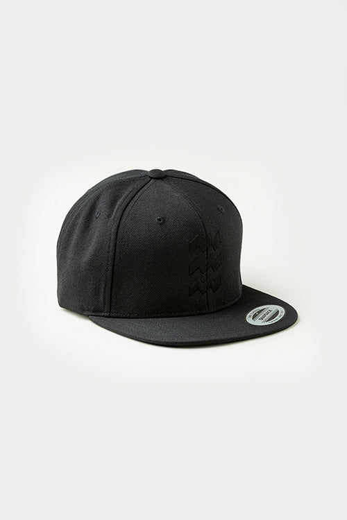 Vibes snapback cap in black
