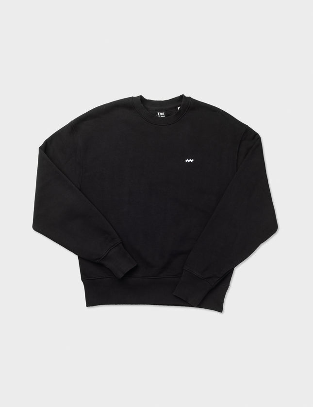Oversized black sweater