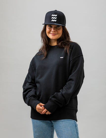 Oversized sweater zwart