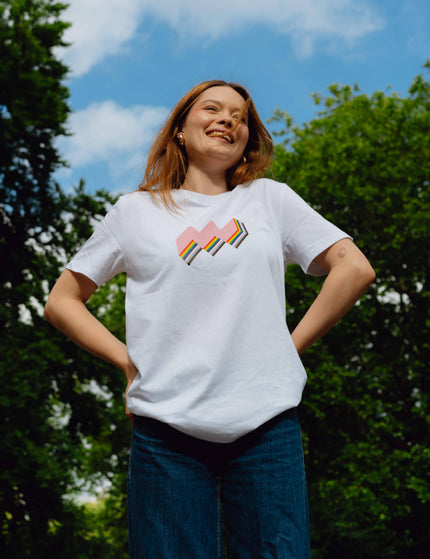 Diversity t-shirt in wit