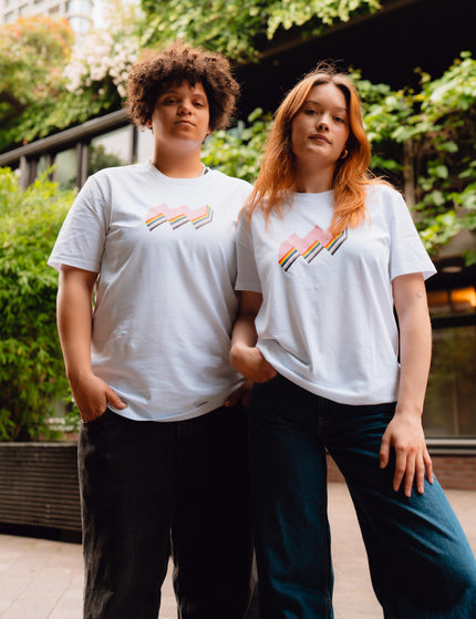 Diversity t-shirt in wit