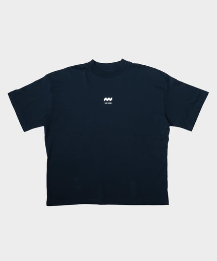Oversized THE VIBE T-shirt navy