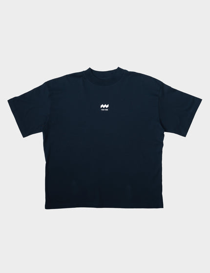 Oversized THE VIBE T-shirt navy