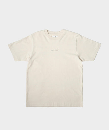 SHARE THE VIBE T-shirt off white