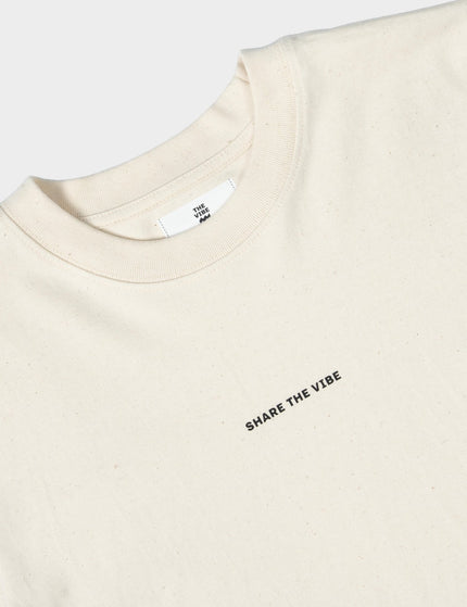 SHARE THE VIBE T-shirt off white