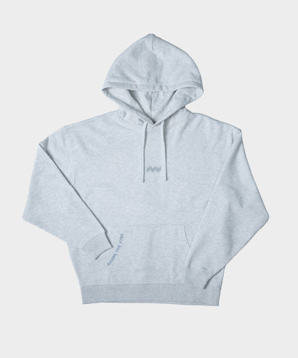 Oversized hoodie lichtgrijs