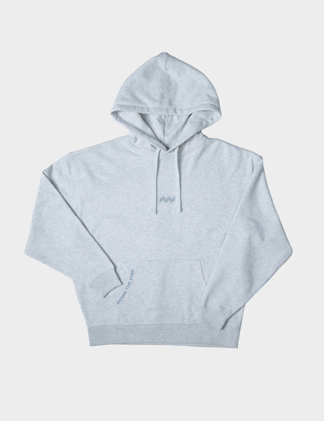 Oversized light grey hoodie
